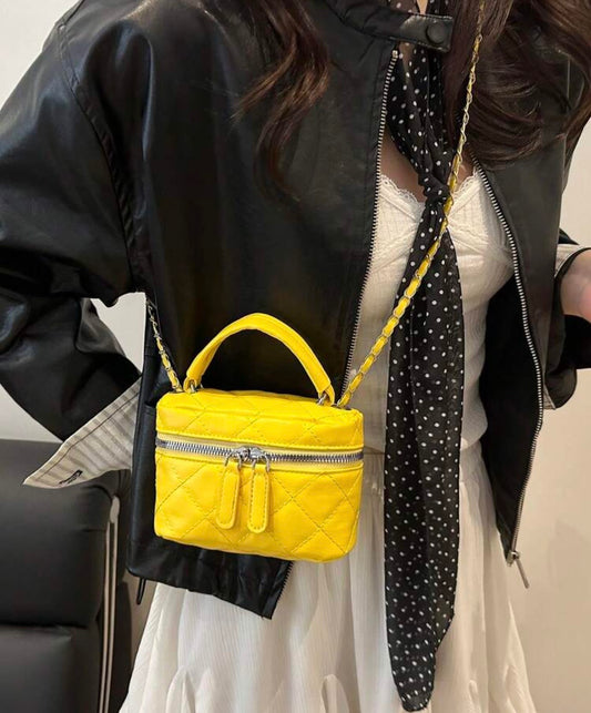 “Times Square” Yellow Handbag