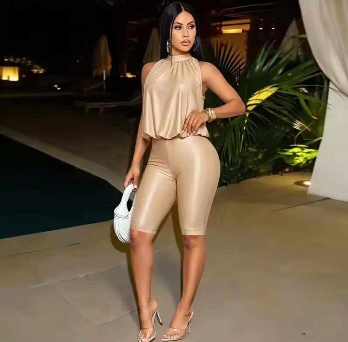 “Sweet Tea” Dark Brown Romper