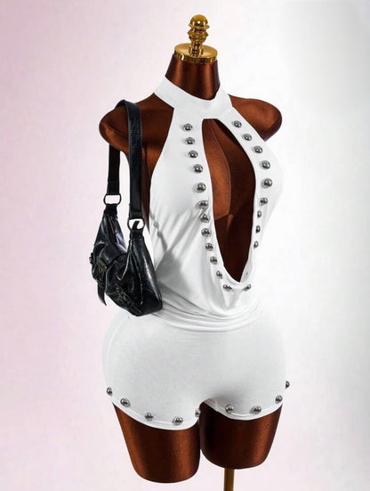 “Nailed It” White Romper