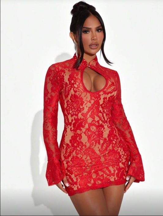 “Mississippi Tea” Red Dress