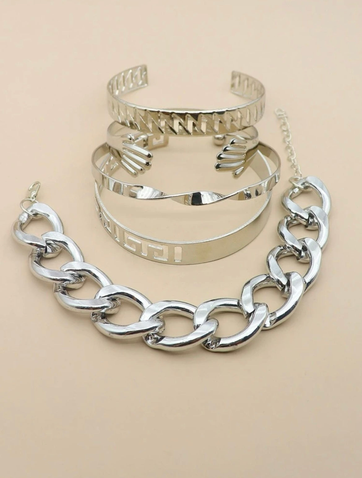 “Miakee” Silver Bracelets