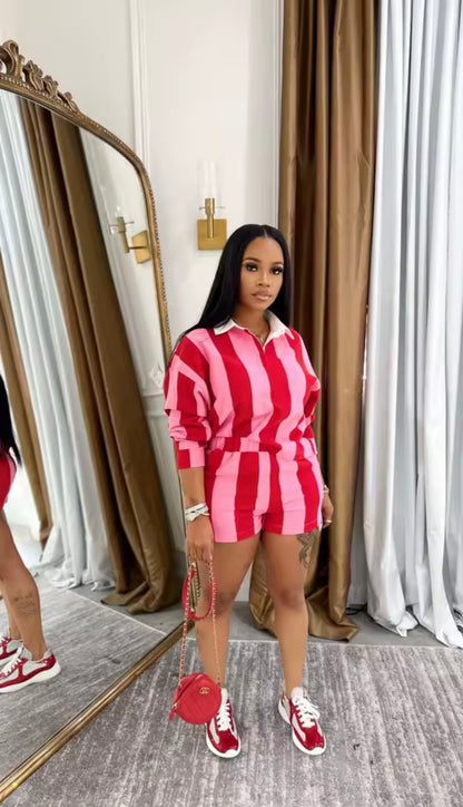 “Never Settle” Pink 2 Piece Set