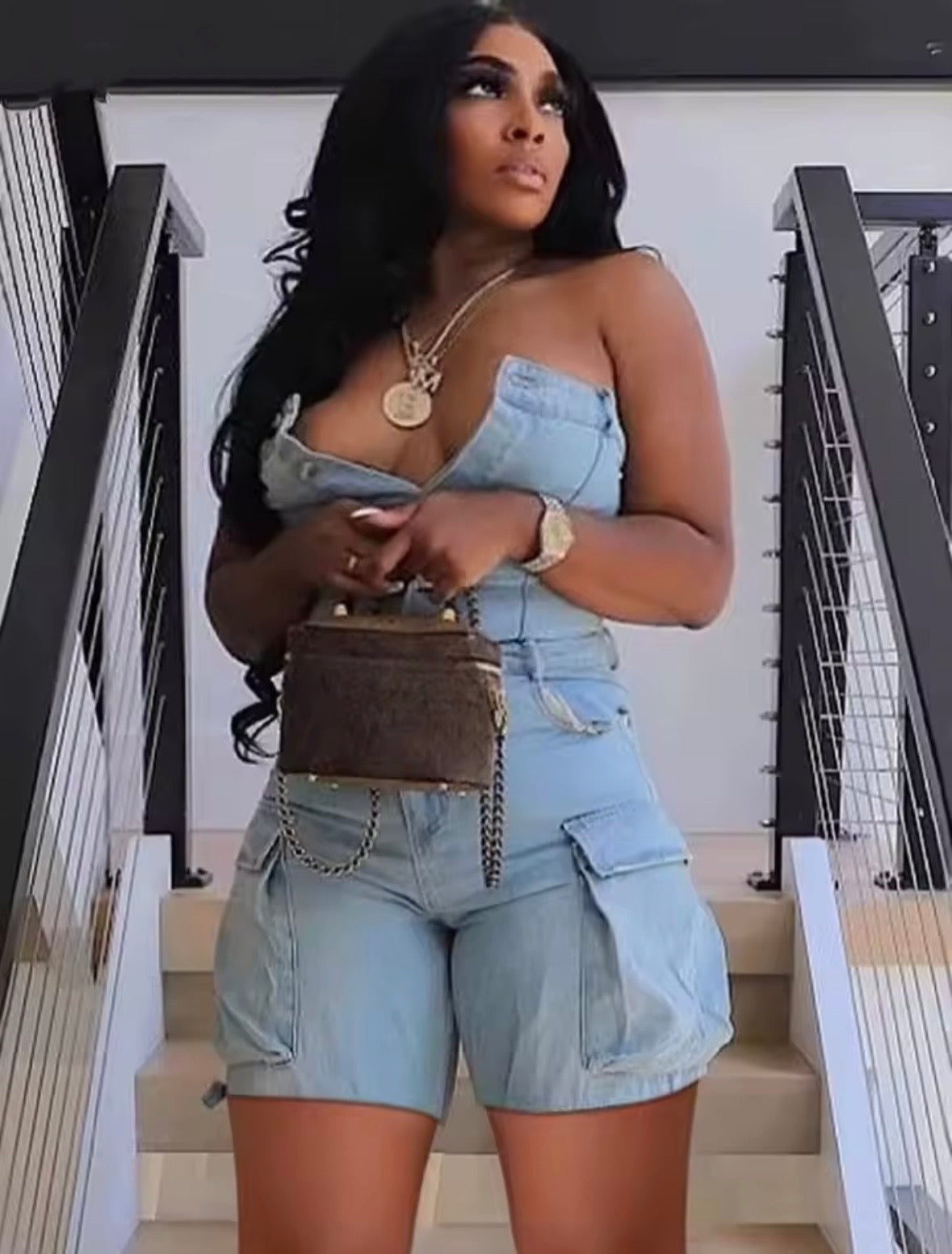 “Stoni” Green Romper