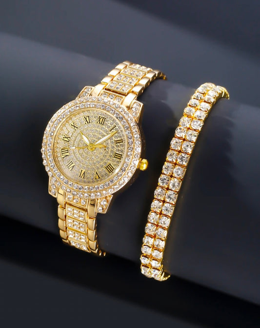 “Roll Out” Gold Watch
