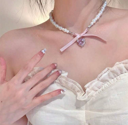 “Pink Pearl” Necklace