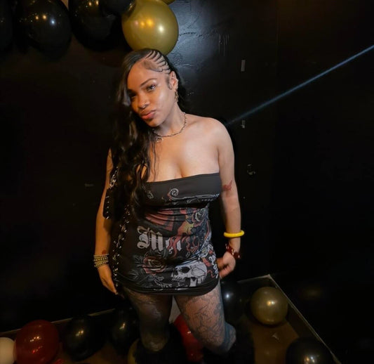 “Hardy” Black Tube Dress