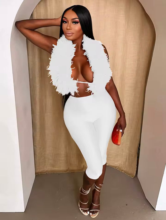 “Rhythm” White 2 Piece Set