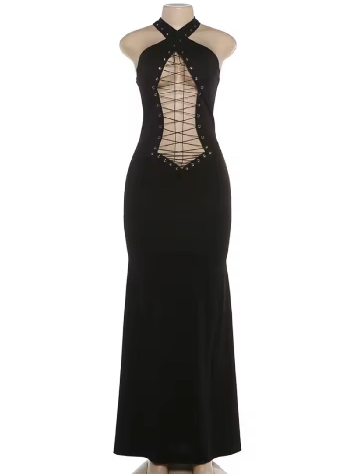 “Viola” Black Dress