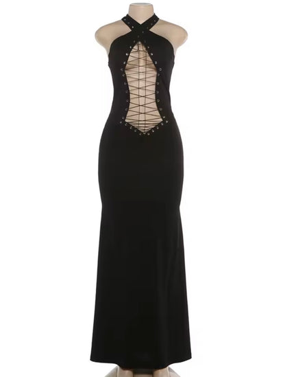 “Viola” Black Dress