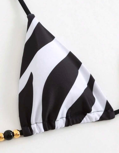 “Zerox Zebra” 3 Piece Swimsuit