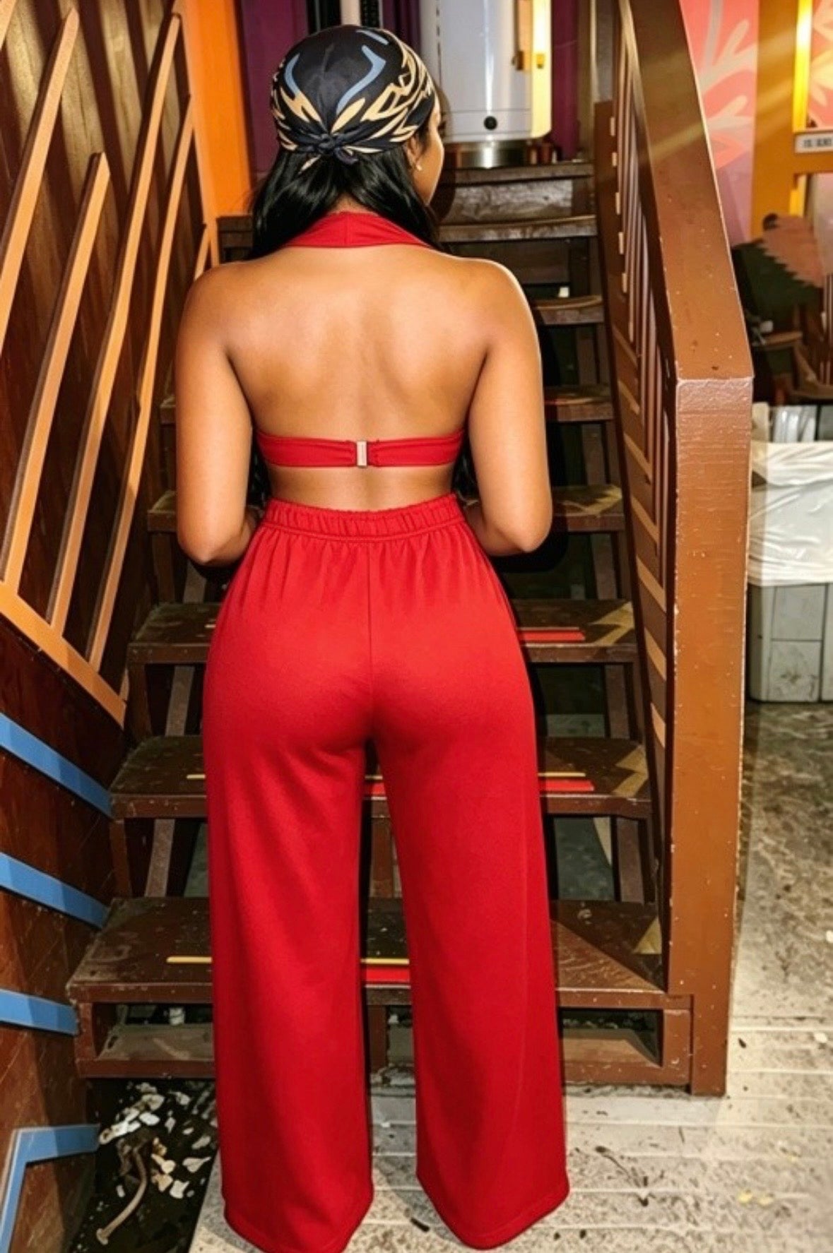 “Couture Cutout” Red 2 Piece Set