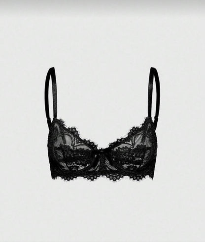 “Lisa Lace” Red Bralette