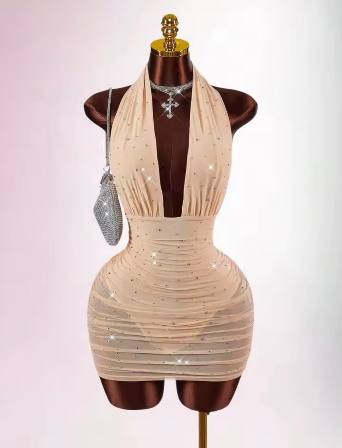 “Rich Taste” Nude Dress