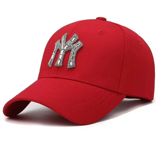 “NY Studded” Red Hat