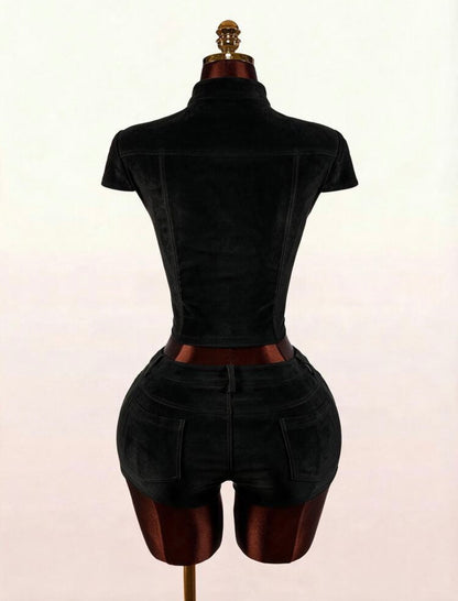 “Cadet” Black 2 Piece Set