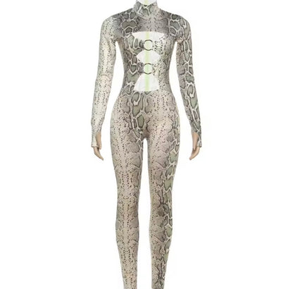 “Cobra” Orange Jumpsuit