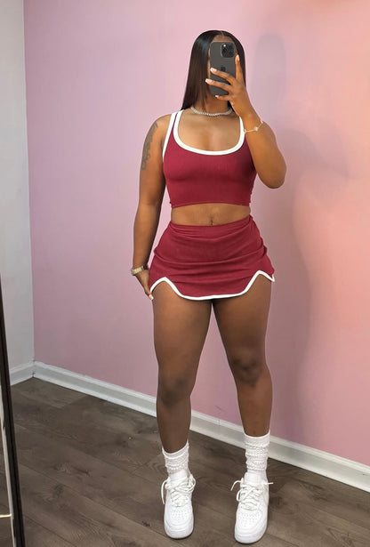 “Around The Way” Black 2 Piece Set