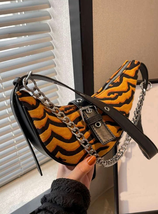 “Chained Tiger” Handbag