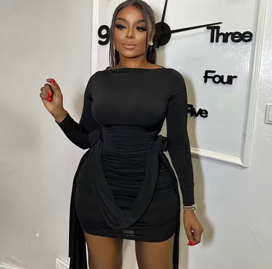 “Widow” Black Dress