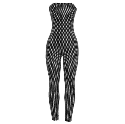 “Play Polka” Black Jumpsuit