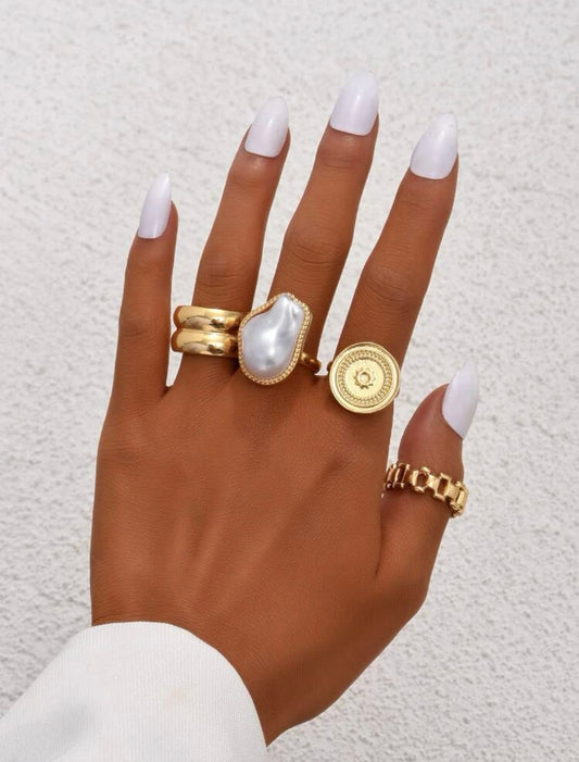 “Pearl Harbor”-Gold Rings