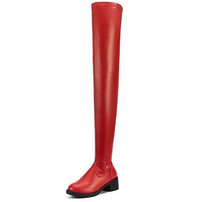 “For Everybody” -Red Thigh high Boot