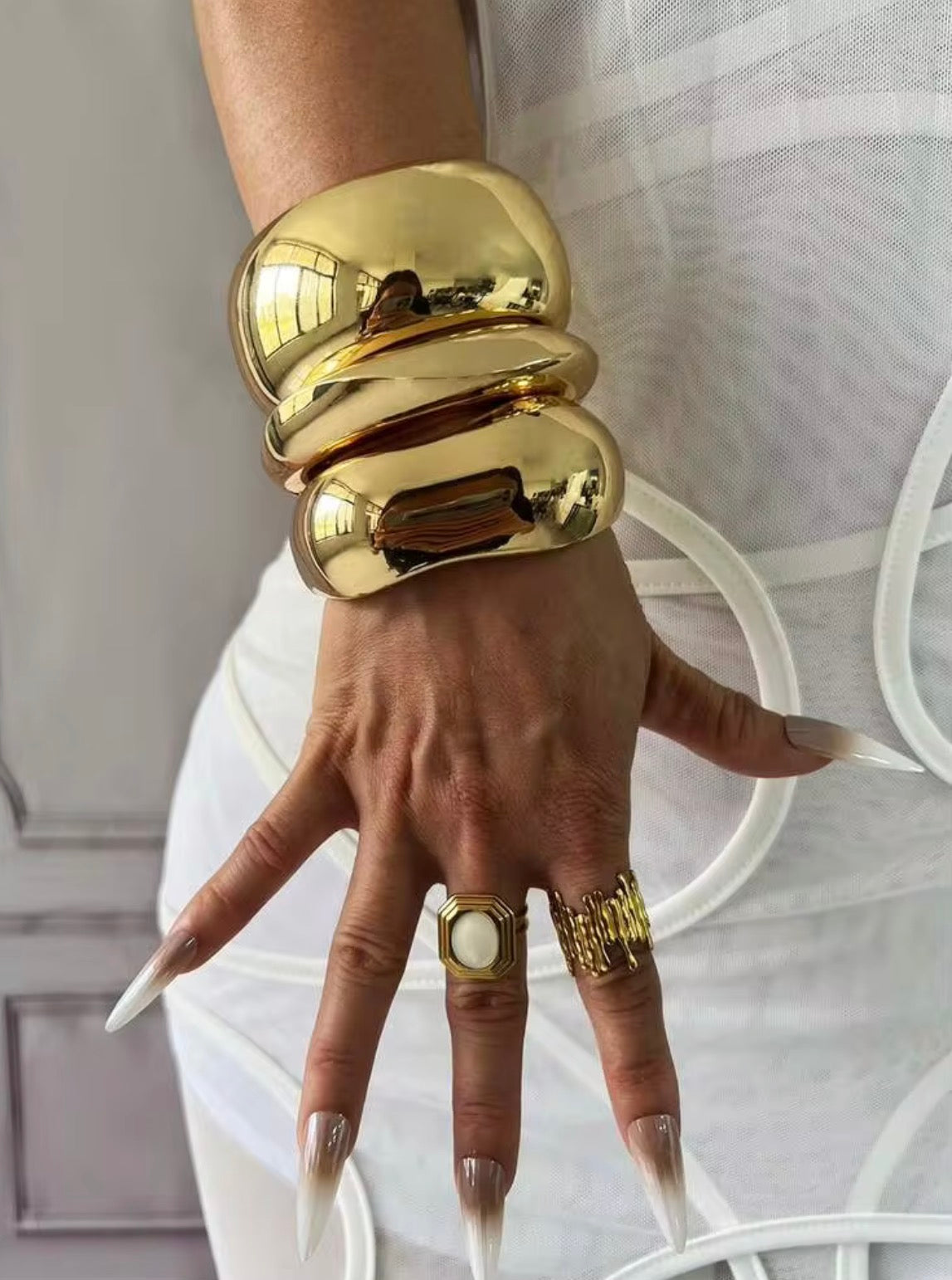 “Babe” Gold Bangles