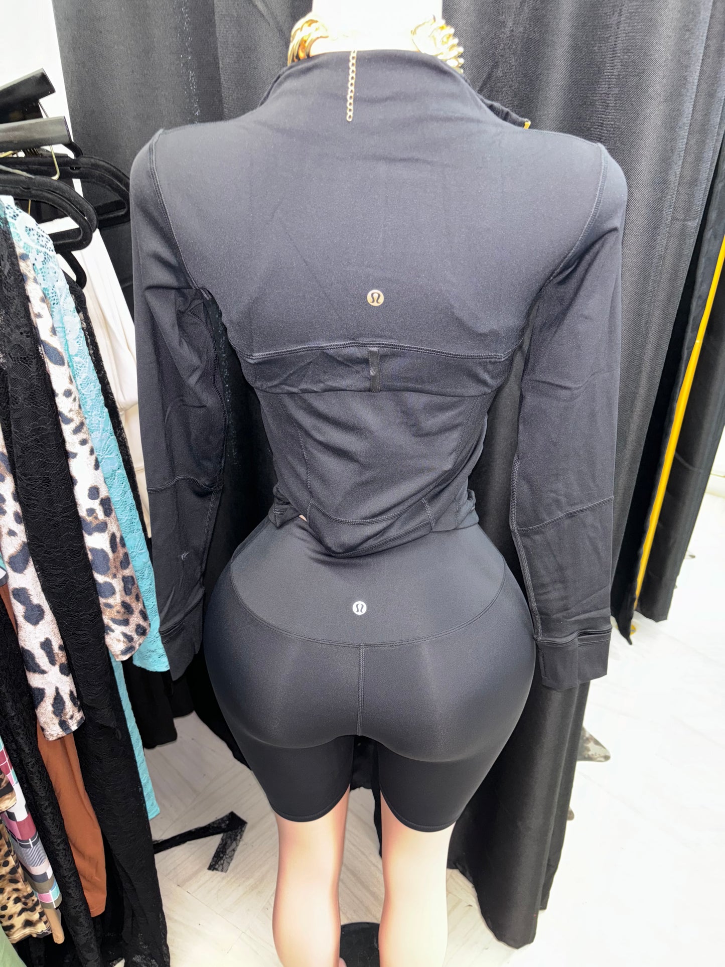 “Lululemon”Black 2 Piece Set
