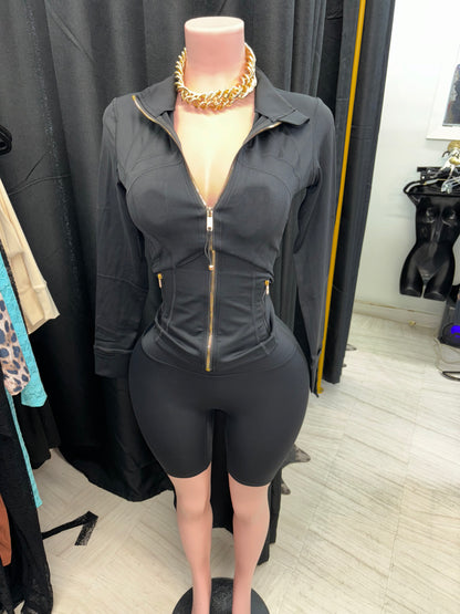 “Lululemon”Black 2 Piece Set