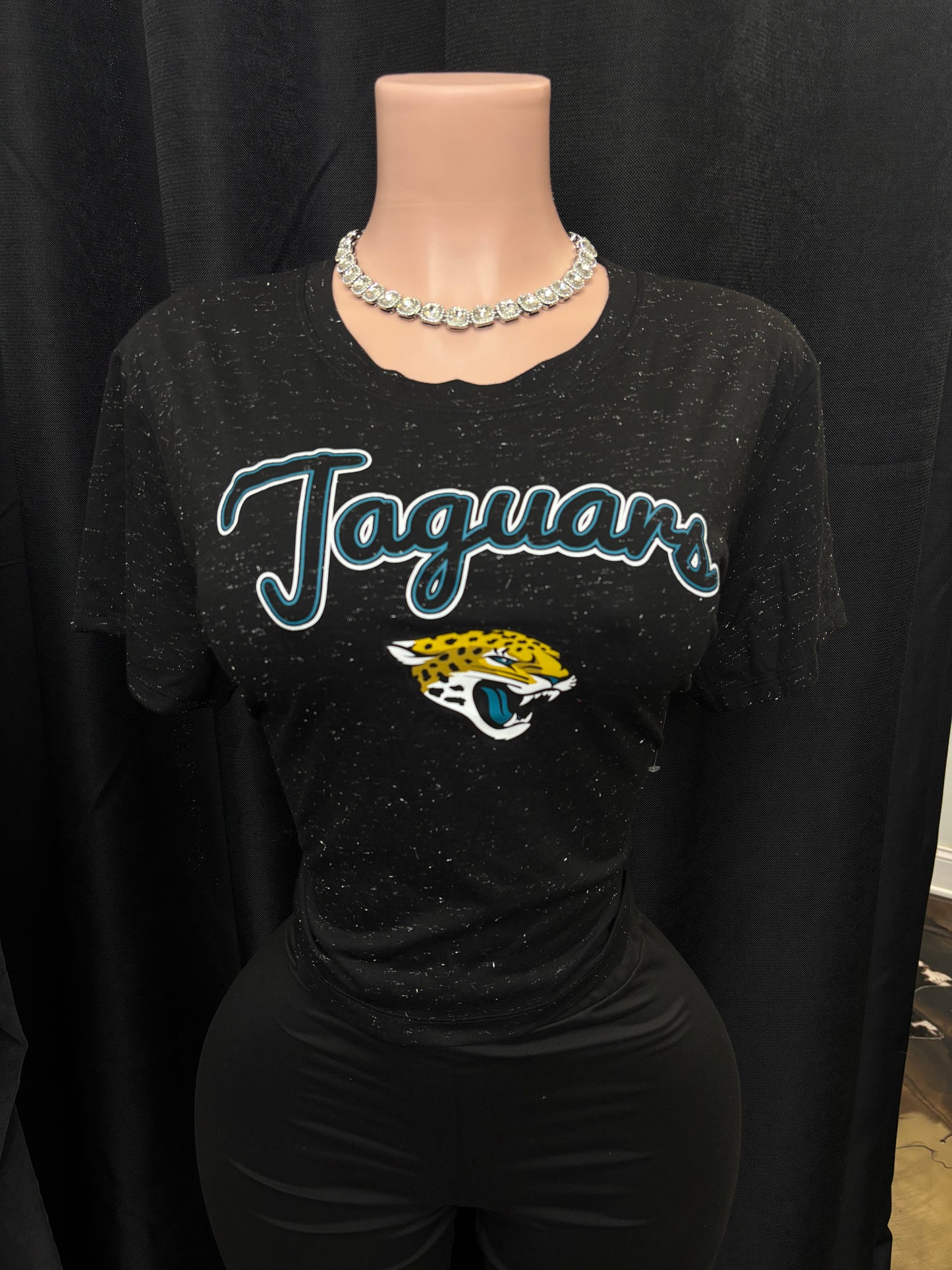 “Jags Team Spirt” Black Cropped Top