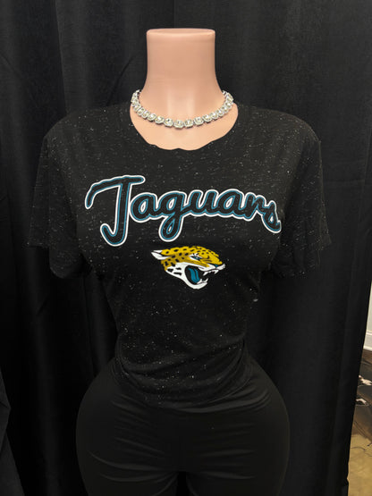 “Jags Team Spirt” Black Cropped Top