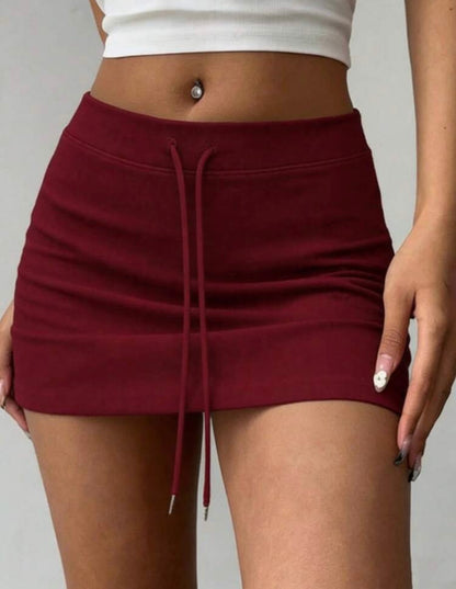 “Jada” Orange Skirt