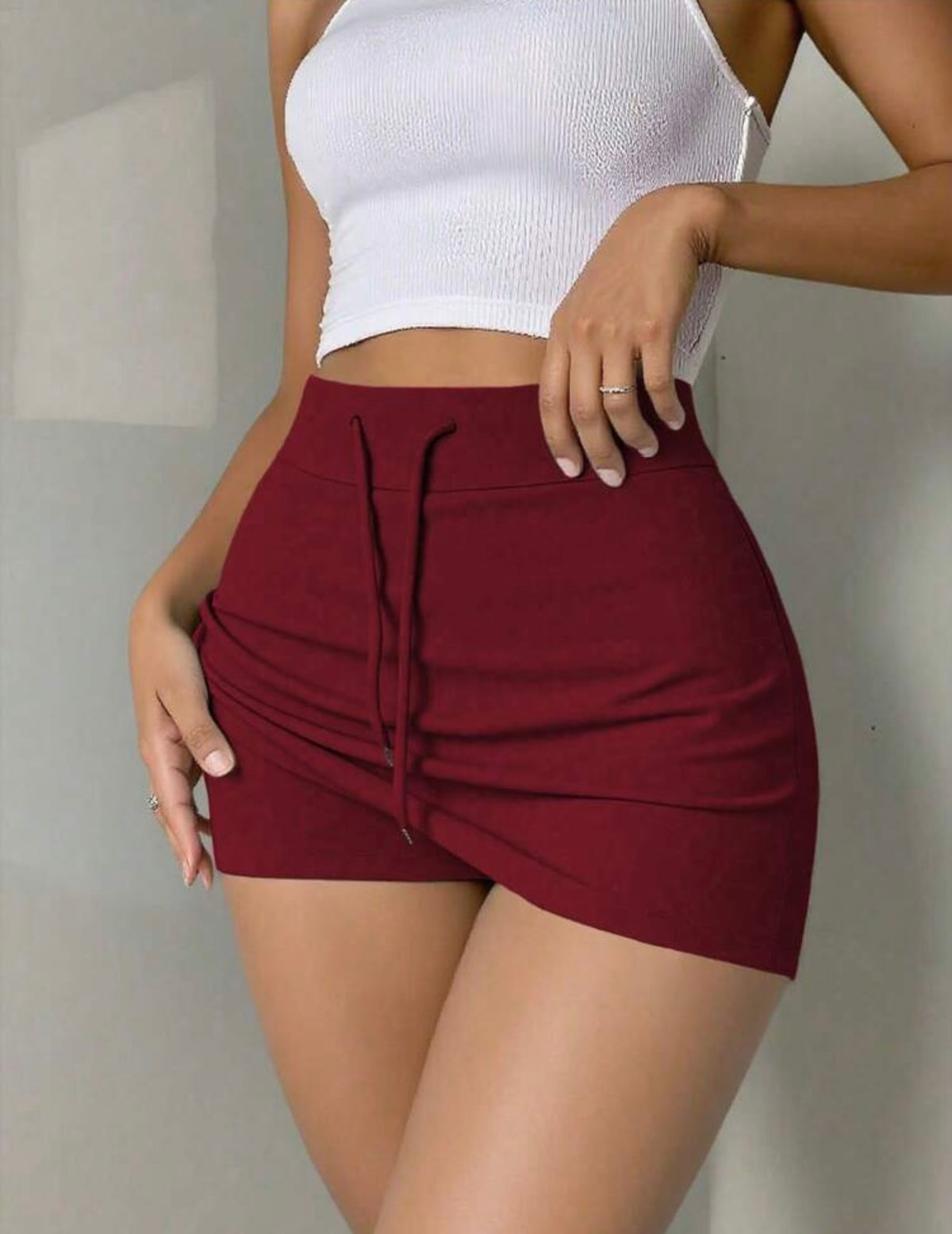 “Jada” Orange Skirt