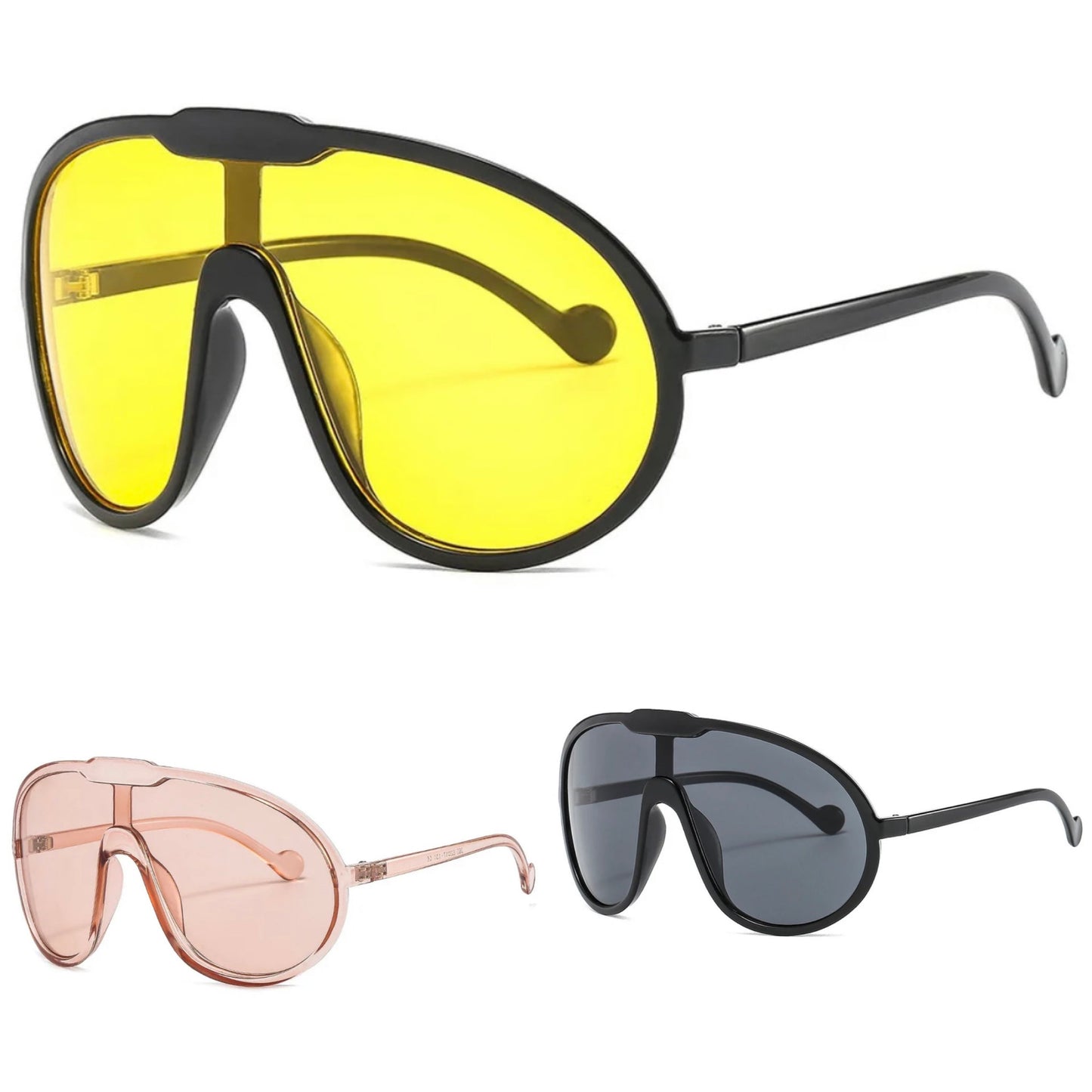 “Sporty Goggle” Clear Midnight Shades