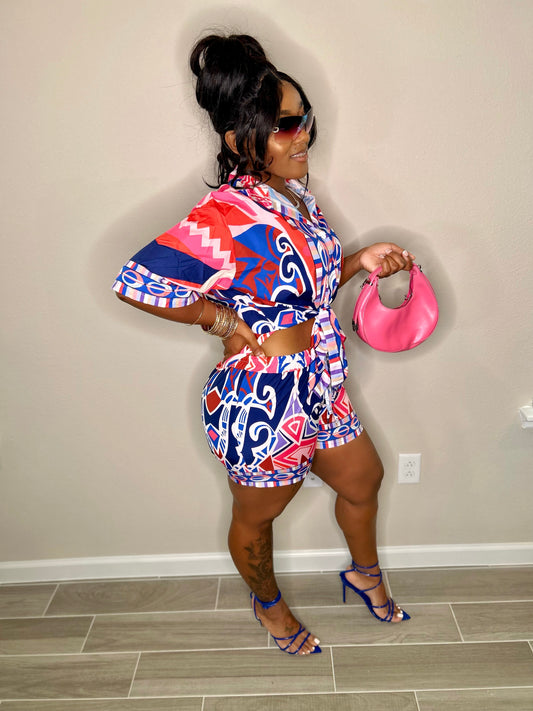 “Destinee” Purple 2 piece Set