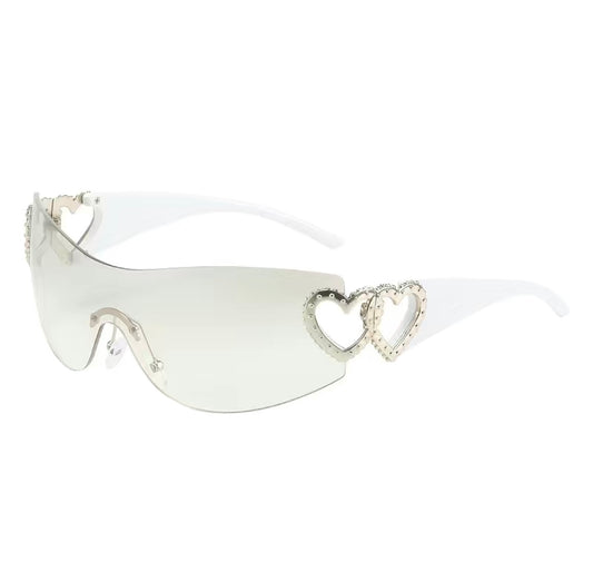 “Statement Heart” -White Shades