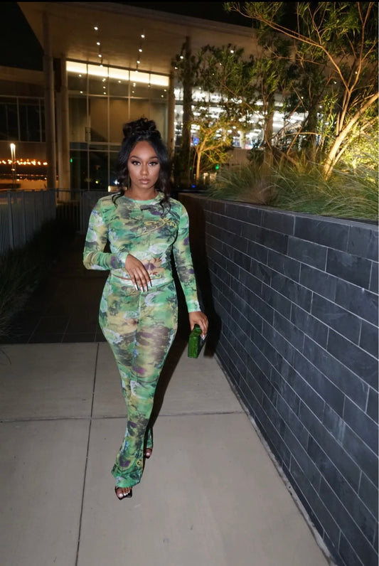 “Shego” Green 2 Piece Set