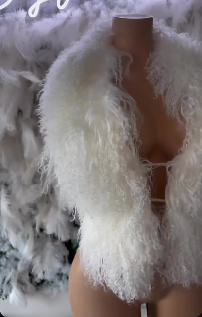 “Ava Fluff” Nude Top